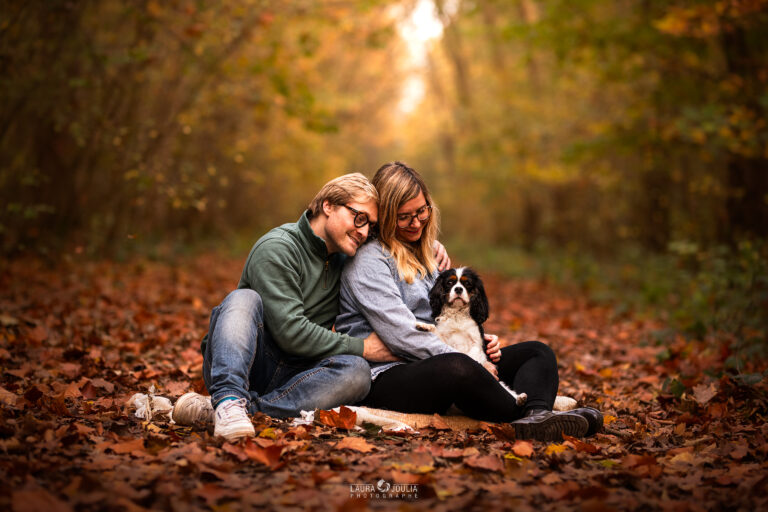 photo famille cavalier king charle